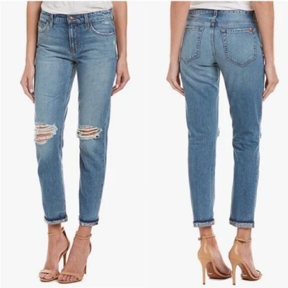 JOE’S JEANS The Ex-Lover Boyfriend Ankle Jeans Straight Distressed Sz 30 NWT - Picture 3 of 12